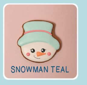 Coral -Snowman Teal Gingerbread 40g