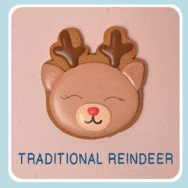 Traditional Red - Reindeer Gingerbread 40g