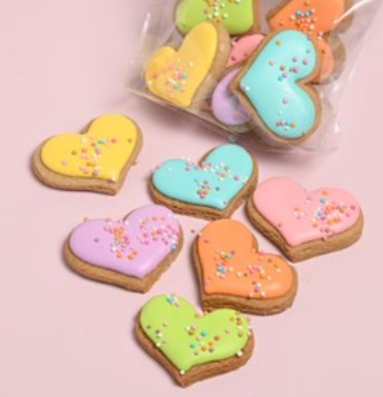 Gingerbread Mini Hearts 6pk 90g