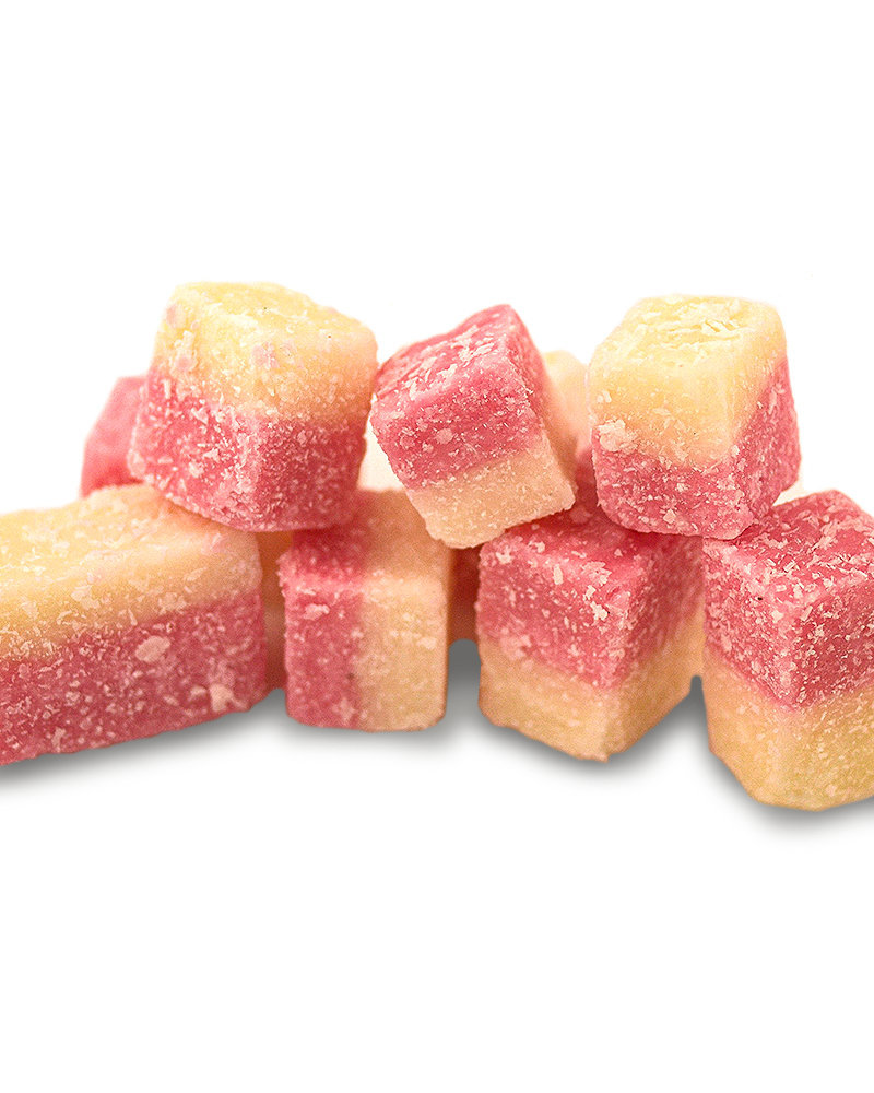 Coconut Ice Fudge Cubes 150g