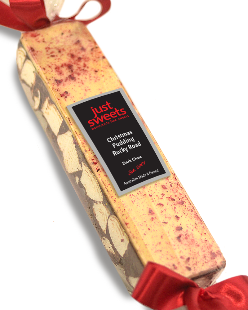 Christmas Pudding Dark Choc Rocky Road Bonbon 300g