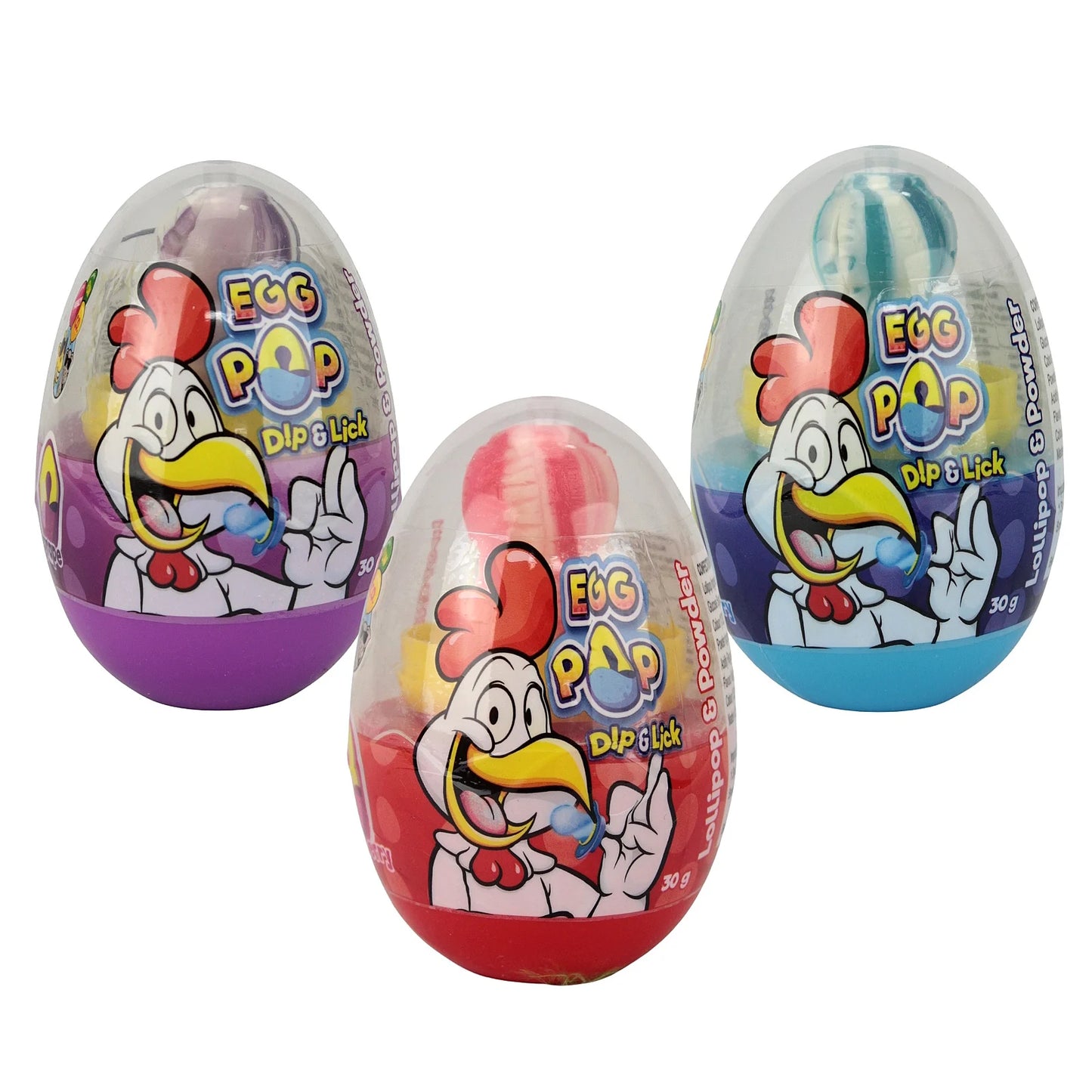 Egg Lollipop Dipper with Sour Powder 30g