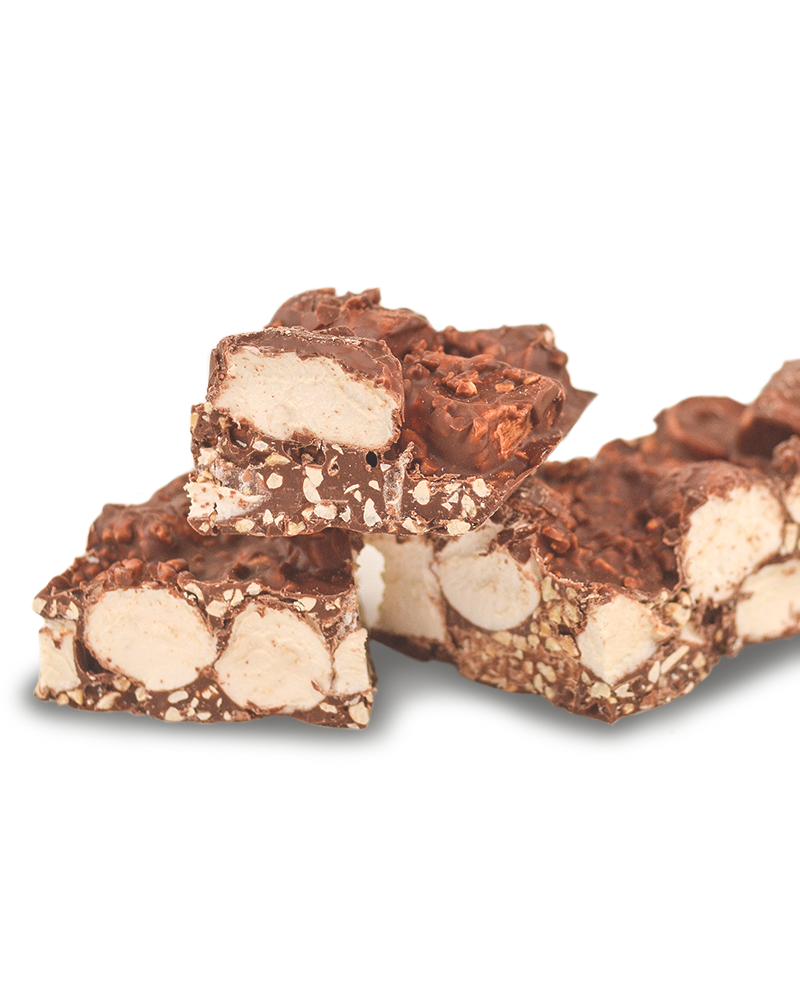 Hazelnut & Cranberry Milk Choc Rocky Road 300g
