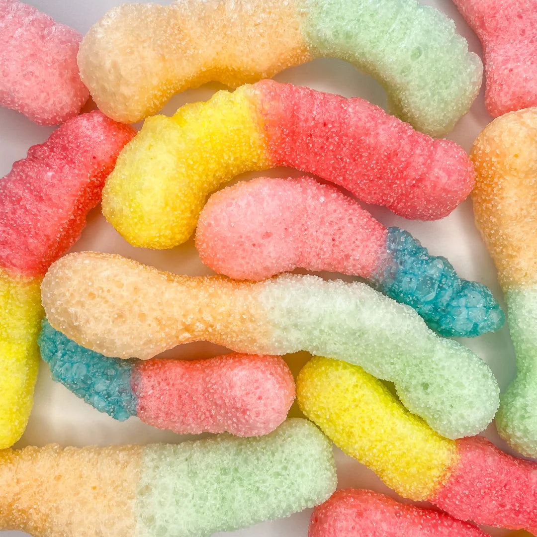 Sour Worms Freeze Dried Candy 50g
