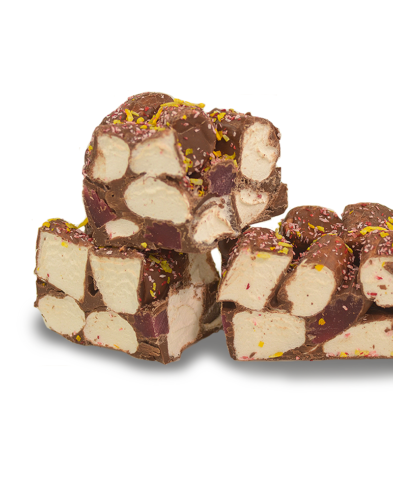 Liquorice Milk Choc Rocky Road 300g