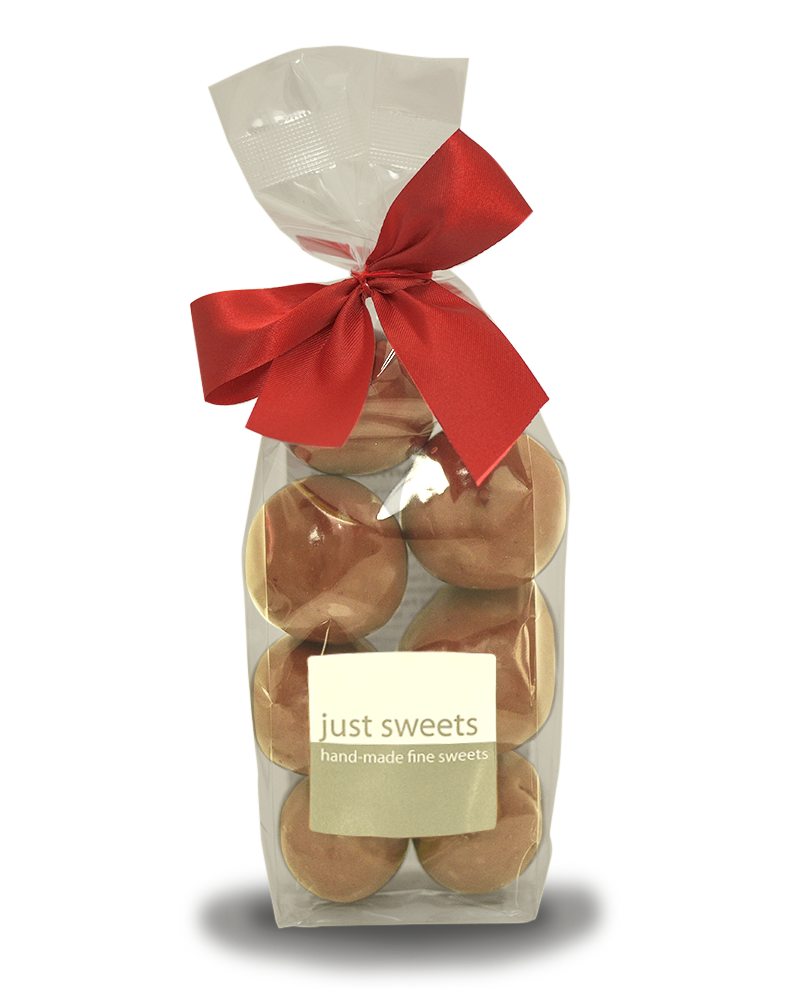 Milk Premium Couverture Chocolate Coated Freeze Dried Strawberries 150g