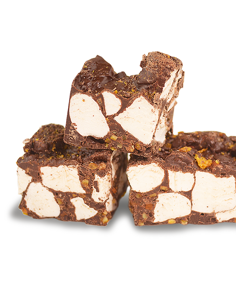 Dark Choc Glace Orange Rocky Road Bonbon 300g