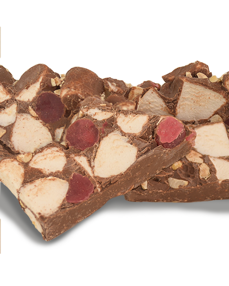Raspberry Jellies & Roasted Peanuts Dark Choc 150g