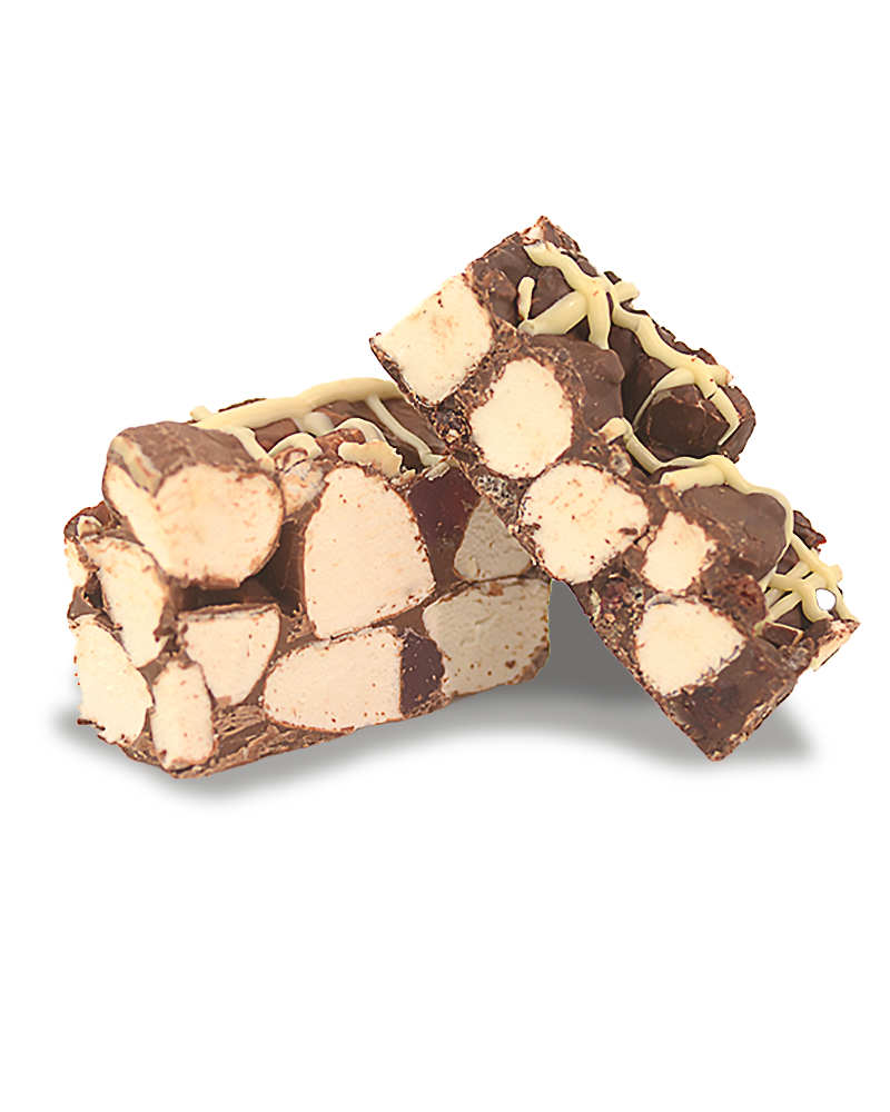 Dried Cranberry and Puffed Rice Dark Choc Rocky Road Bar 75g