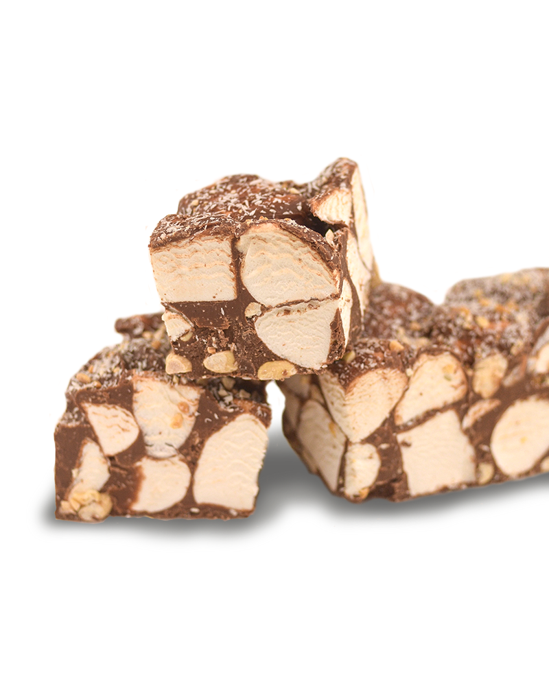 Salted Caramel & Roasted Peanut Milk Choc Rocky Road 300g