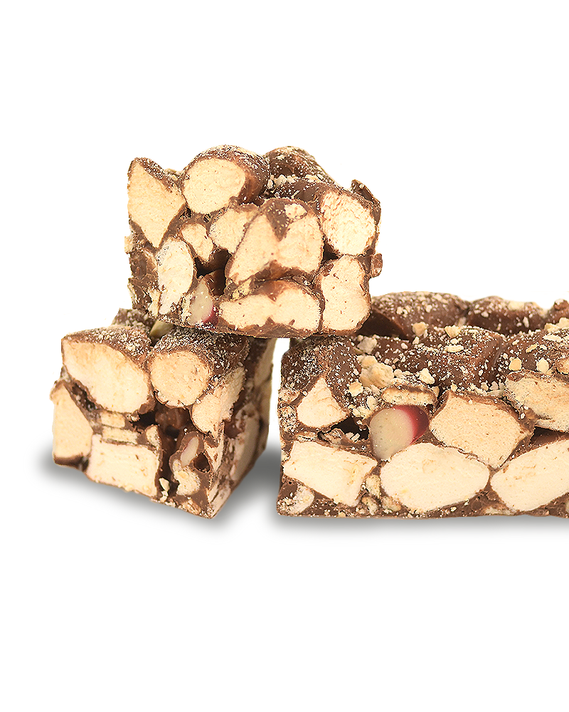 Strawberry Biscuit Milk Choc Rocky Road 300g