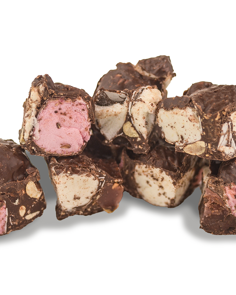 Turkish Delight, Toasted Coconut & Peanuts Milk Choc 175g