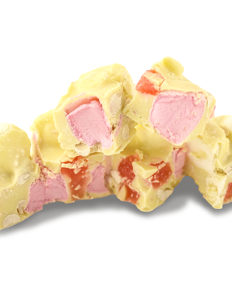 Turkish Delight, Toasted Coconut & Peanuts White Choc 175g