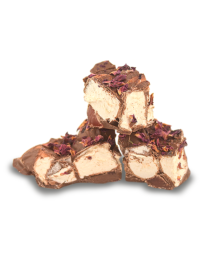 Rose Petal Turkish Delight Milk Choc 150g