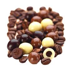Assorted Premium Milk, Dark & White Chocolate Roasted Coffee Beans 200g