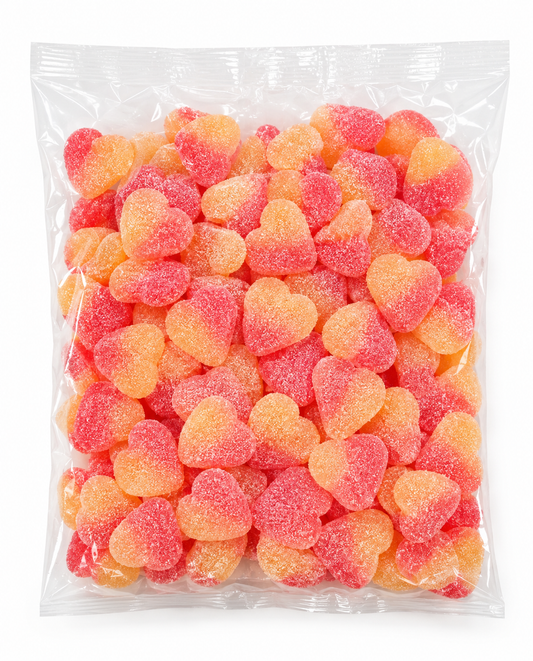 Peach Hearts 1KG (Gluten Free)