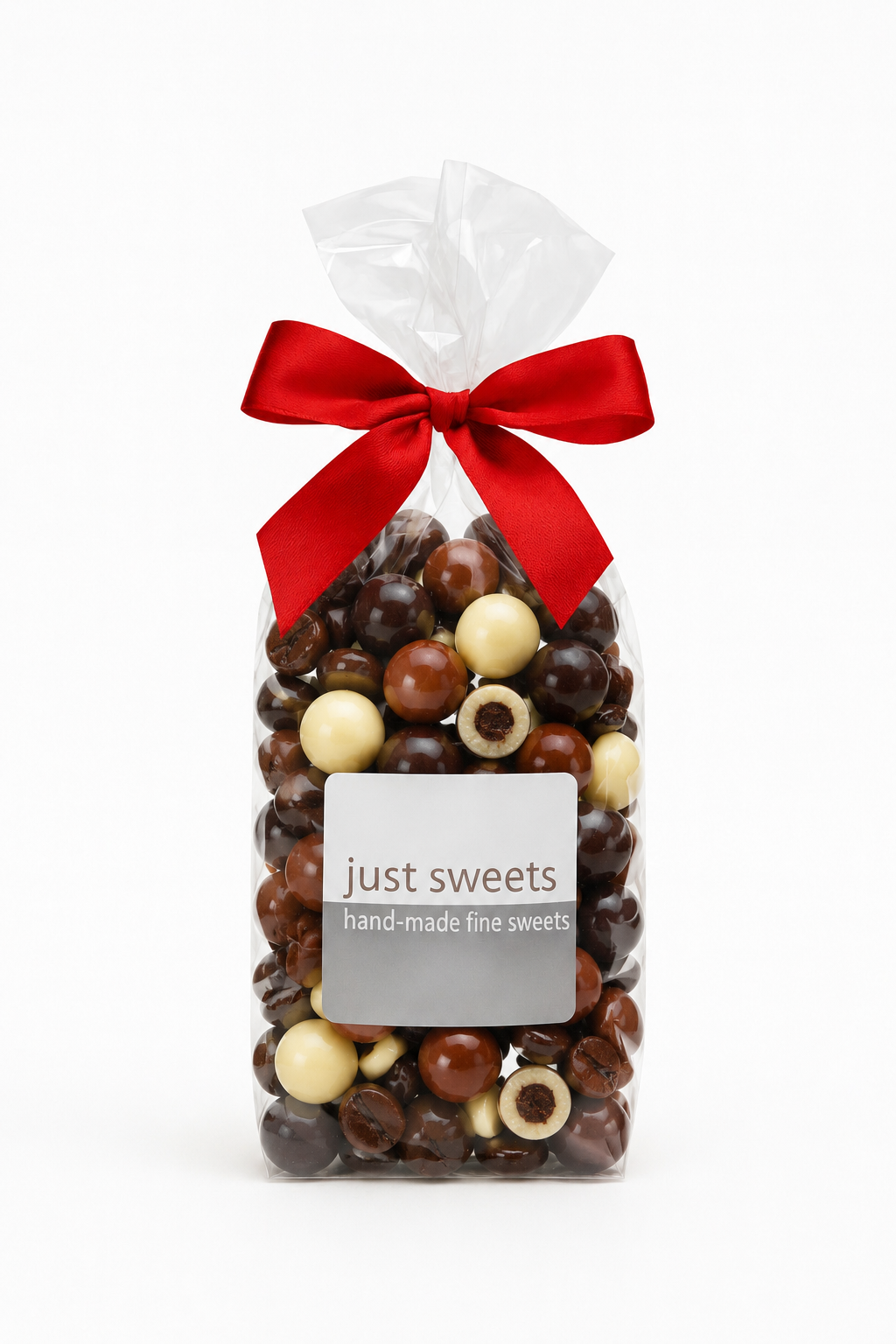 Assorted Premium Milk, Dark & White Chocolate Roasted Coffee Beans 200g