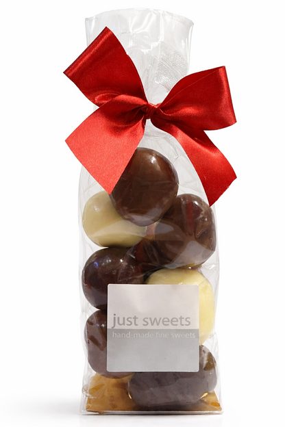 Assorted, Milk, White & Dark Choc Freeze Dried Strawberries 150g