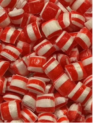 Bulls Eyes Rock Candy  Bag 1KG Gourmet