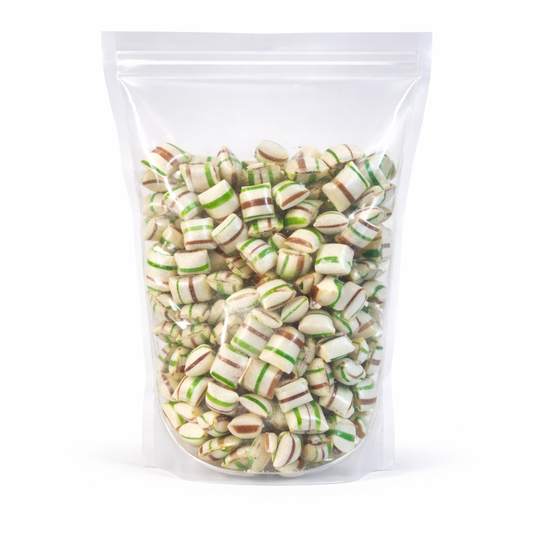 Choc Mint Crunch Humbugs Rock Candy 1 kg