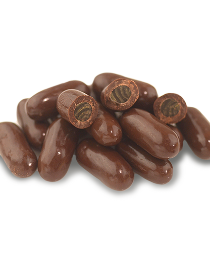 Dark Premium Couverture Chocolate Black Licorice Bullets 250g