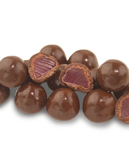 Dark Premium Couverture Chocolate Coated Raspberries 200g