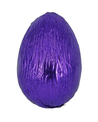 Milk Chocolate Foiled Egg 130g - Mixed Foiled Colours (Pickup in store only)