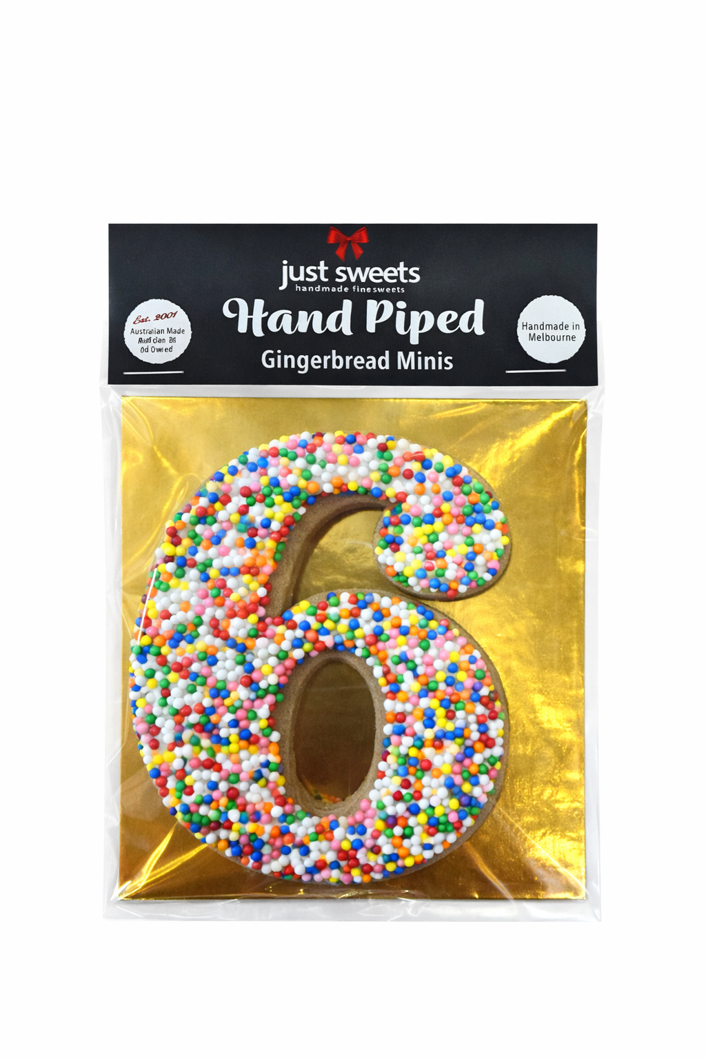 Gingerbread Number Six 40g