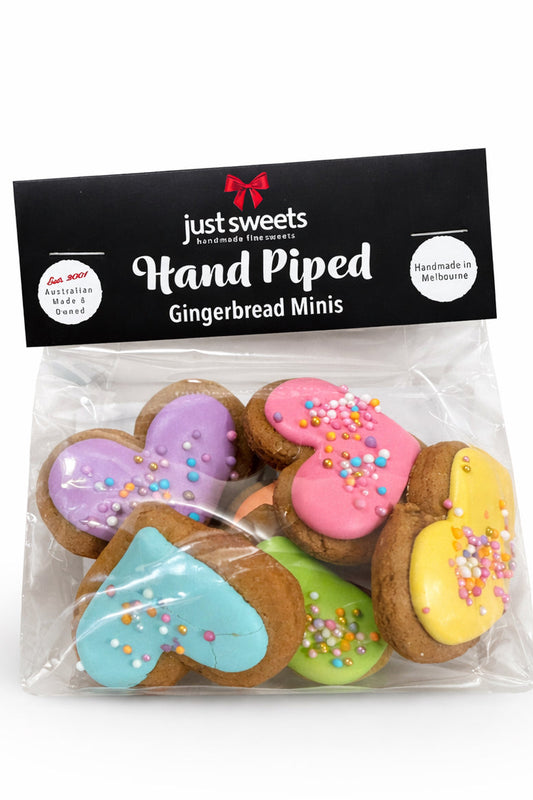 Gingerbread Mini Hearts 6pk 90g
