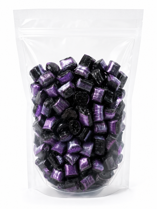 Licorice blackcurrant Rock Candy 1 kg