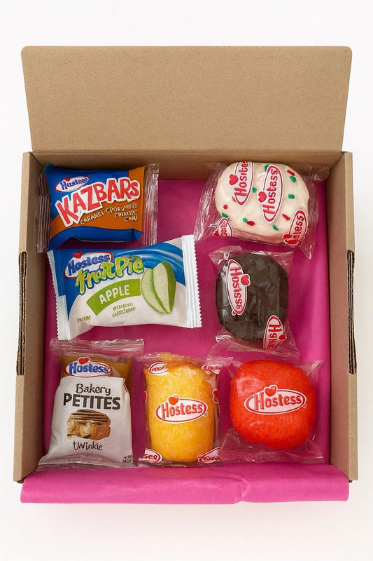 Medium Cake Box American USA Hamper Hostess Twinkies BOX Assorted Flavours x10