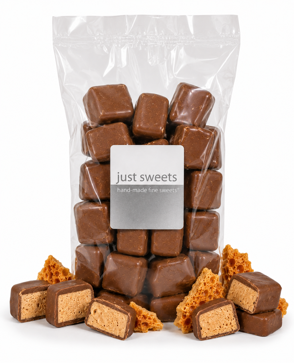 Honeycomb Coated in Milk Choc 250g