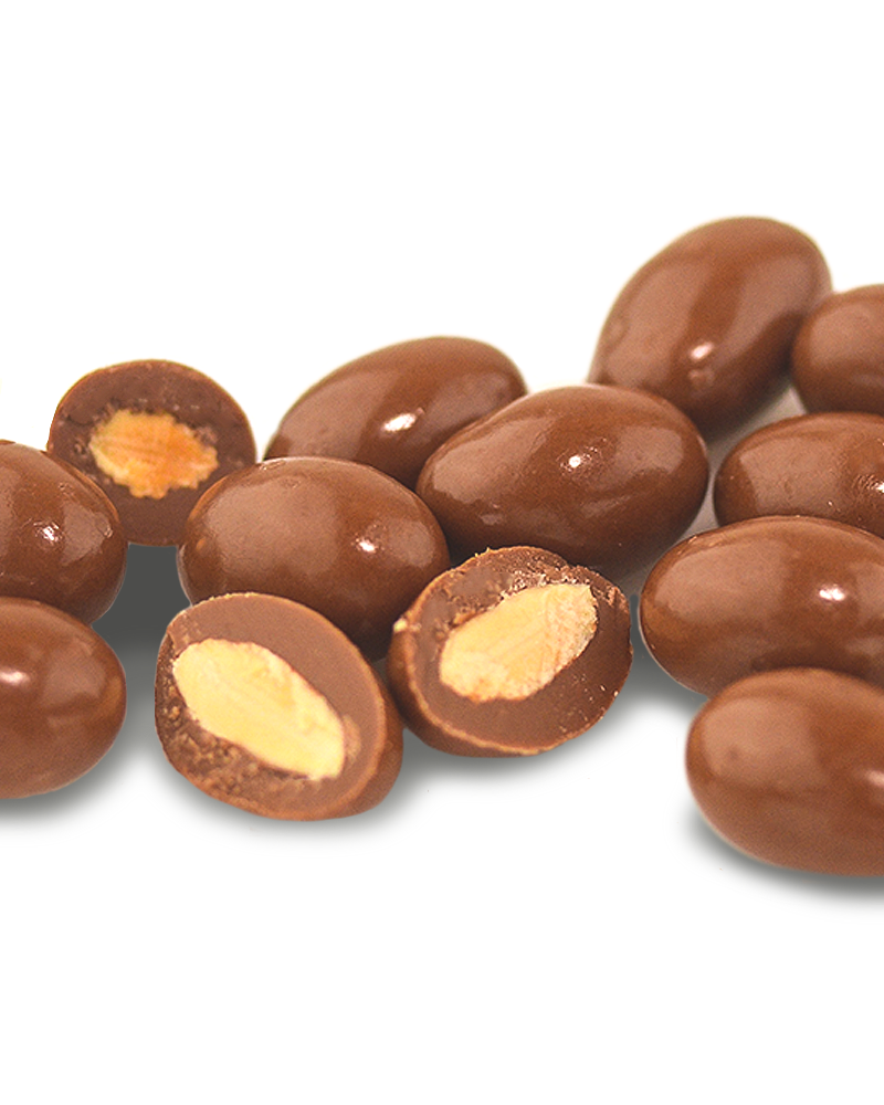 Milk Premium Couverture Chocolate Coated Almonds 200g