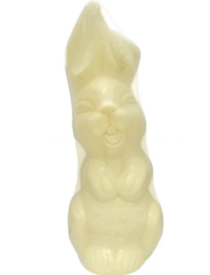 White Choc Shrink Wrapped Bunnie 1KG (Pickup in store only)