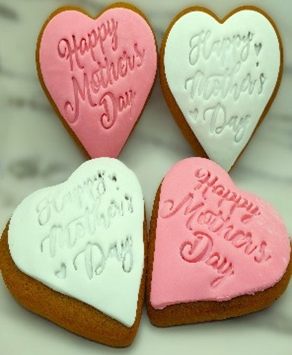 Pink & White Mother's Day Heart Honey Bread 28g