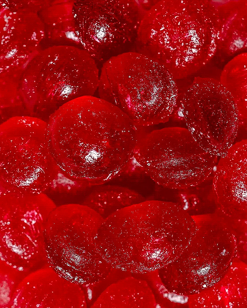 Fruity Raspberry Drops Raspberry Drops Rock Candy 1 kg – Just Sweets