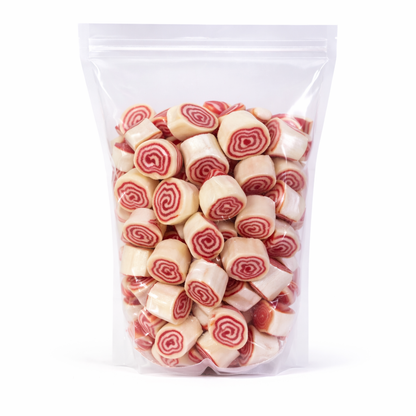 Raspberry Rock Candy Bag 1KG