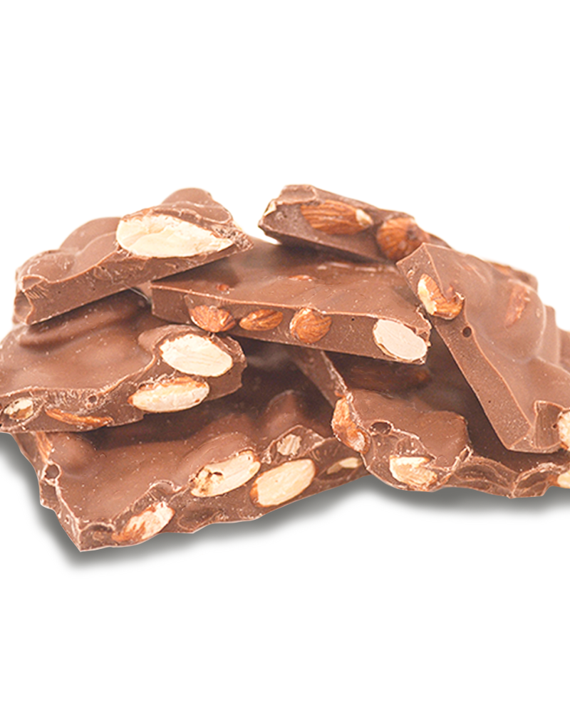 Roasted Almonds Milk Choc Slab 200g