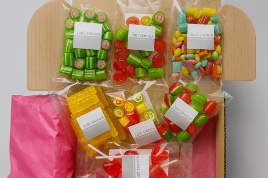 Rock Candy Lolly Bag Mystery Box x7 Assorted Flavours