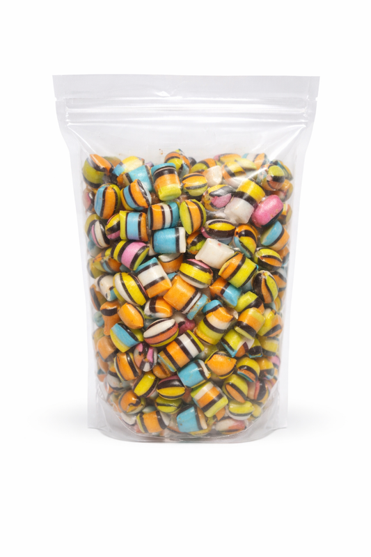 Licorice Allsort Satin Rock Candy 1 kg
