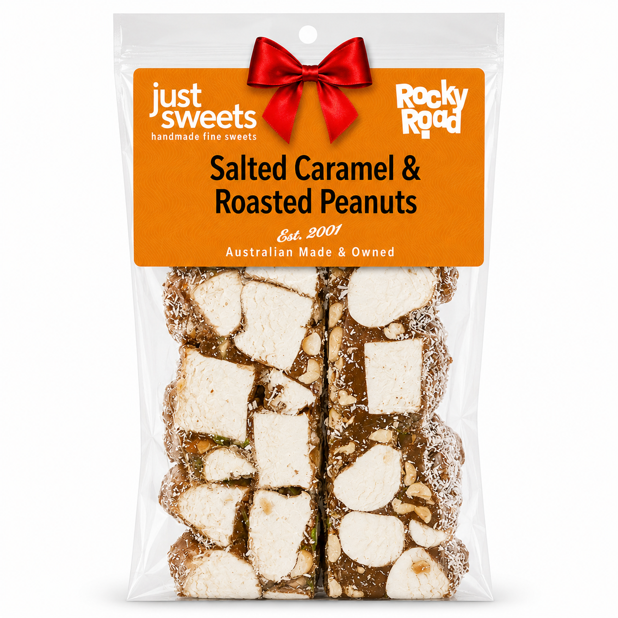 Salted Caramel & Roasted Peanuts Milk Choc 200g