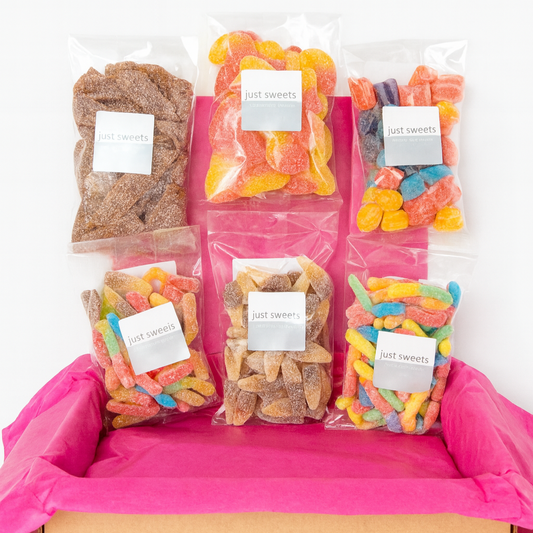 Sour Mix Lolly Bag Mystery Box x6 Assorted Flavours