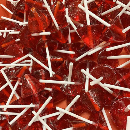 Red Umbrella Rock Candy Lollipops (4pk) 60g