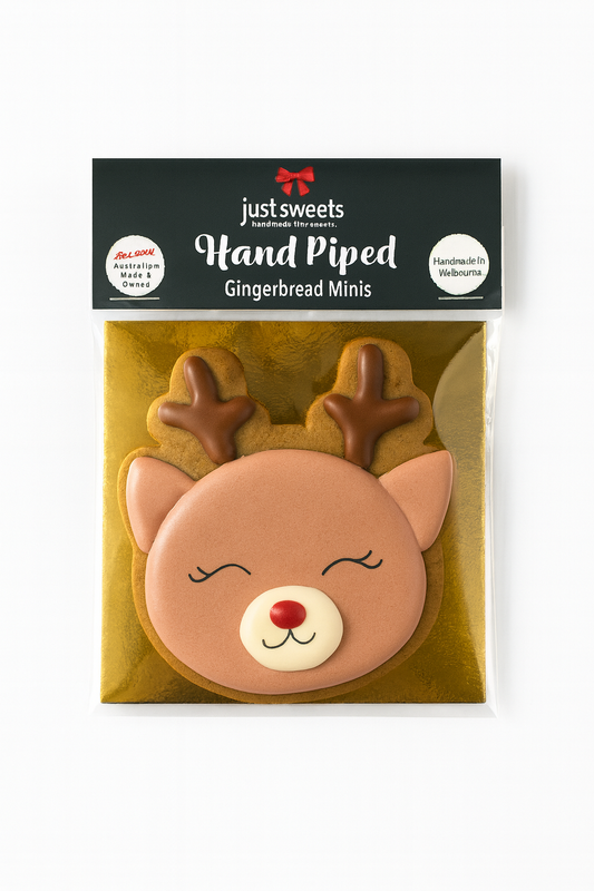 Traditional Red - Reindeer Gingerbread 40g