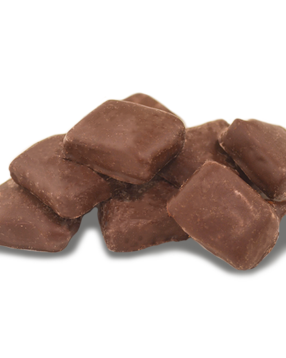 Turkish Delight with Almonds Coated in Dark Choc 180g