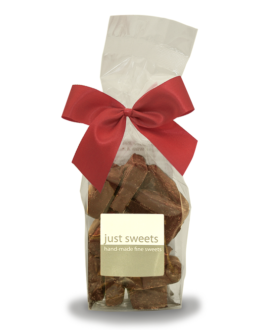 Turkish Delight with Almonds Coated in Dark Choc 180g