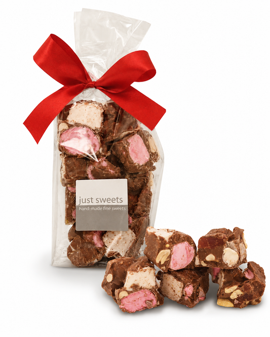 Milk Chocolate Turkish Delight, Toasted Coconut & Peanuts Rocky Road 175g
