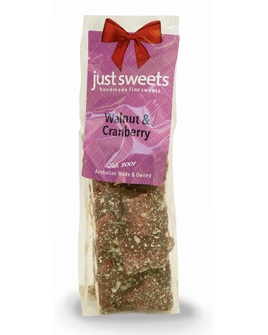 Walnut & Cranberry Milk Choc 150g