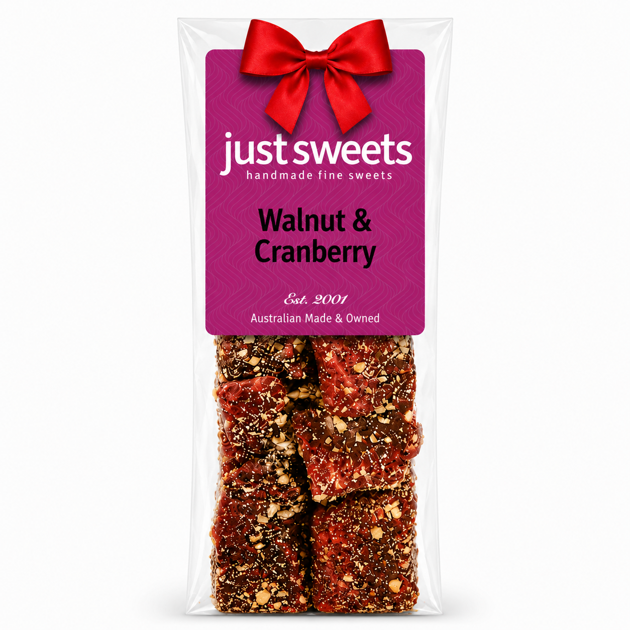 Walnut & Cranberry Milk Choc 150g