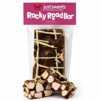 Dried Cranberry and Puffed Rice Dark Choc Rocky Road Bar 75g
